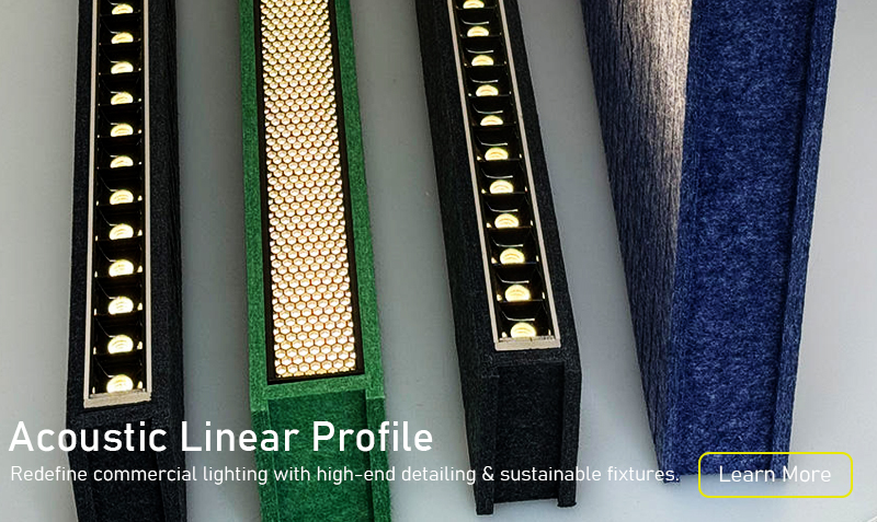 acoustic linear lighting