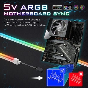 Case PC Gaming Neon Flex Strip