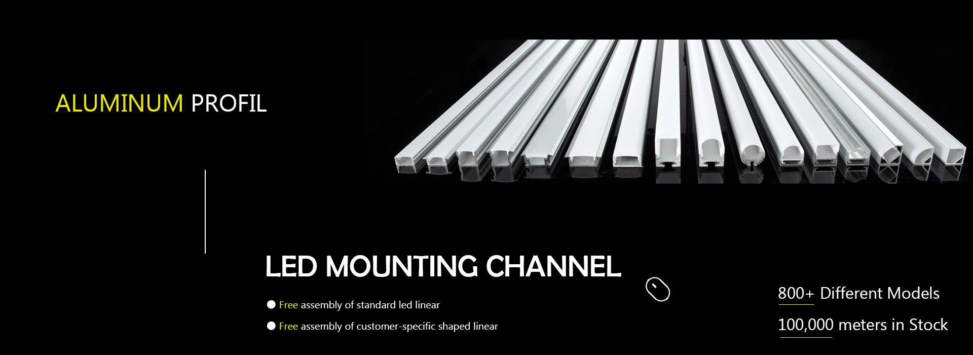 led aluminum profil poster